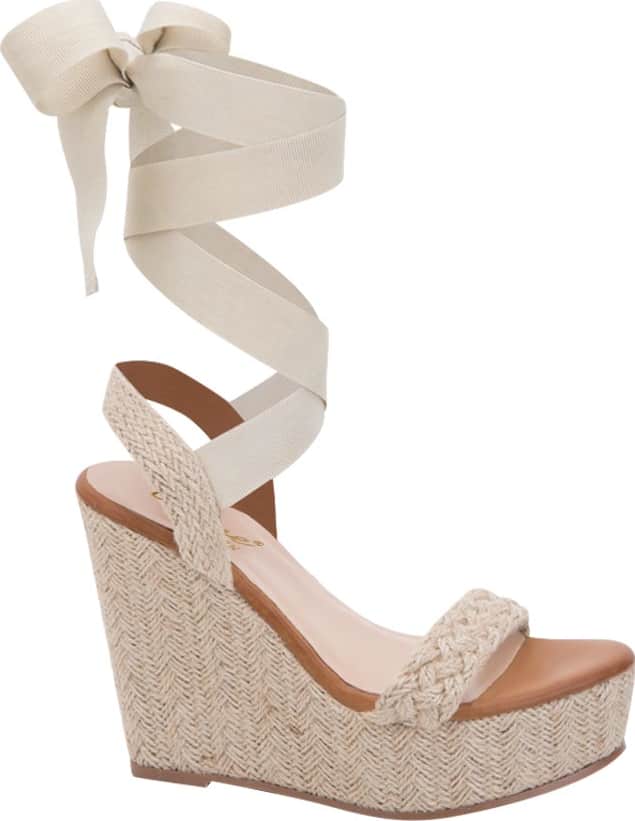 Sandalia Plataforma Yute Amarre