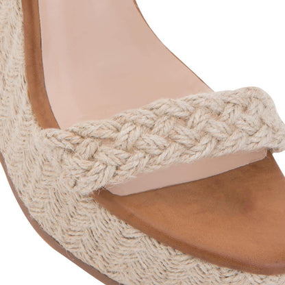 Sandalia Plataforma Yute Amarre