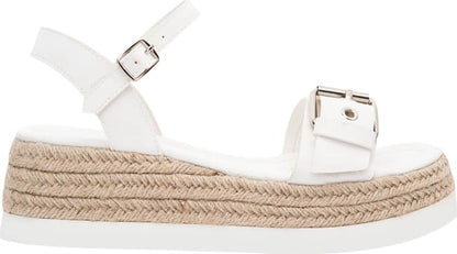 Sandalia Plataforma Baja Hebilla