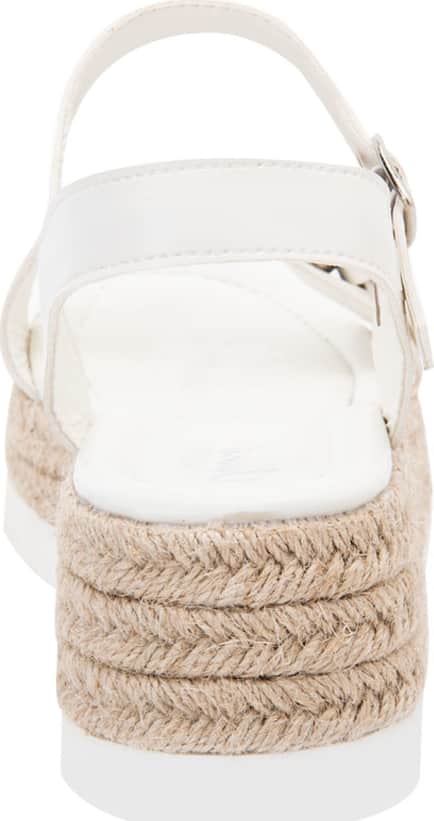 Sandalia Plataforma Baja Hebilla