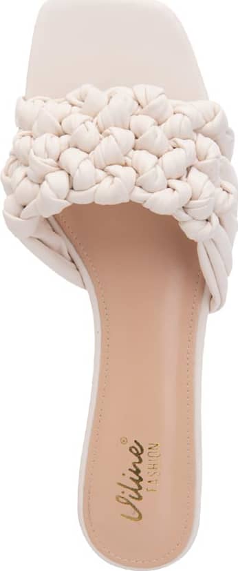 SANDALIA TACÓN BAJO NUDOS