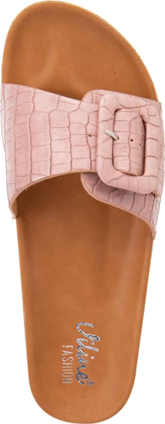 Sandalia Plana Altura Media Con Yute