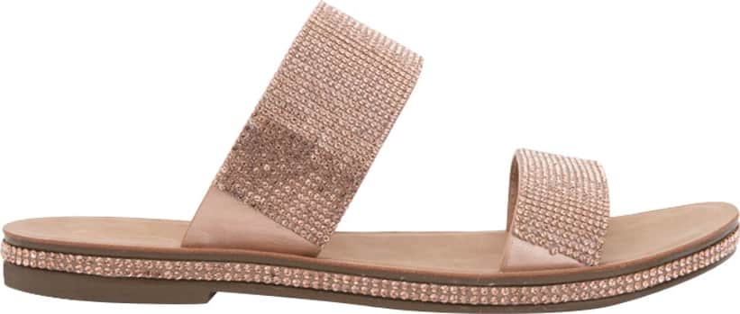 Sandalia Plana Brillos