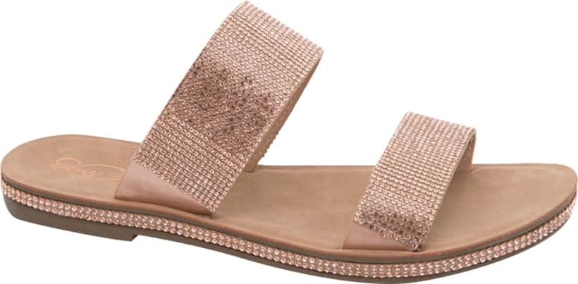 Sandalia Plana Brillos