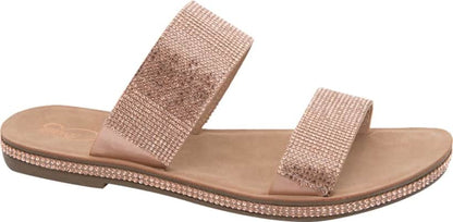 Sandalia Plana Brillos