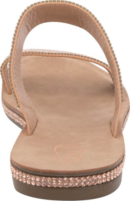 Sandalia Plana Brillos