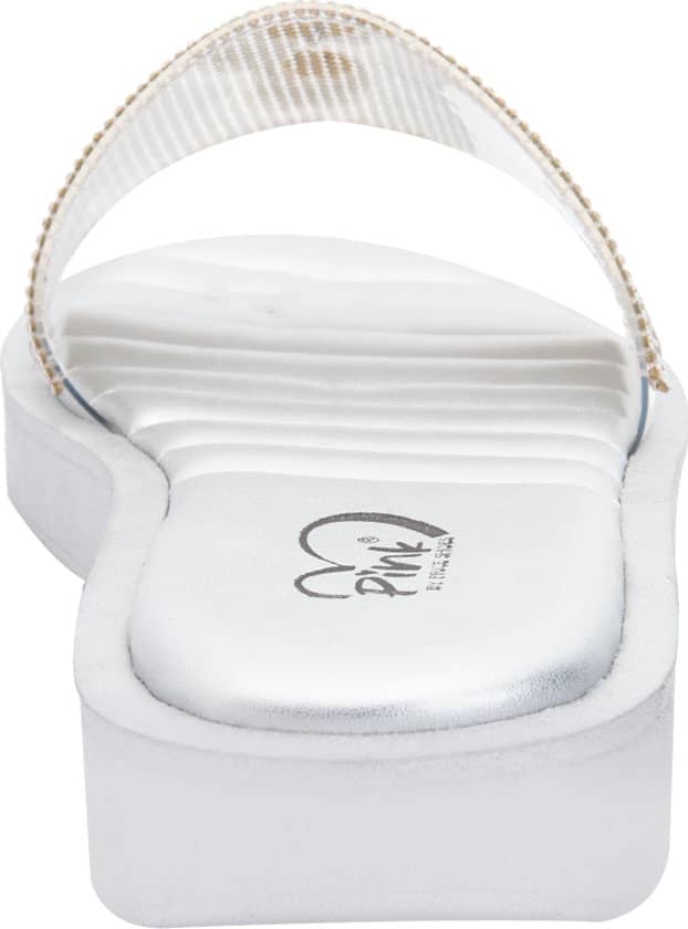 Sandalia Plana Acojinada Brillos