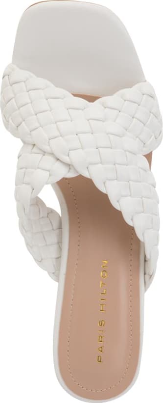 Sandalia Tacon Delgado Trenzado