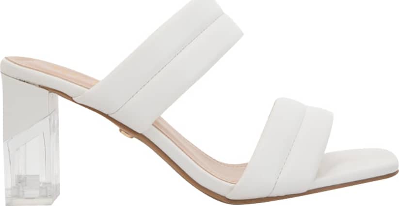 Sandalia Tacon Acrilico