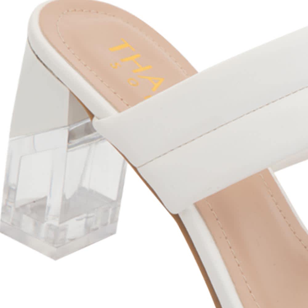 Sandalia Tacon Acrilico