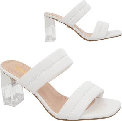 Sandalia Tacon Acrilico