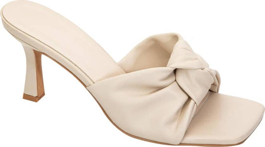 Sandalia Tacon Delgado Nudo