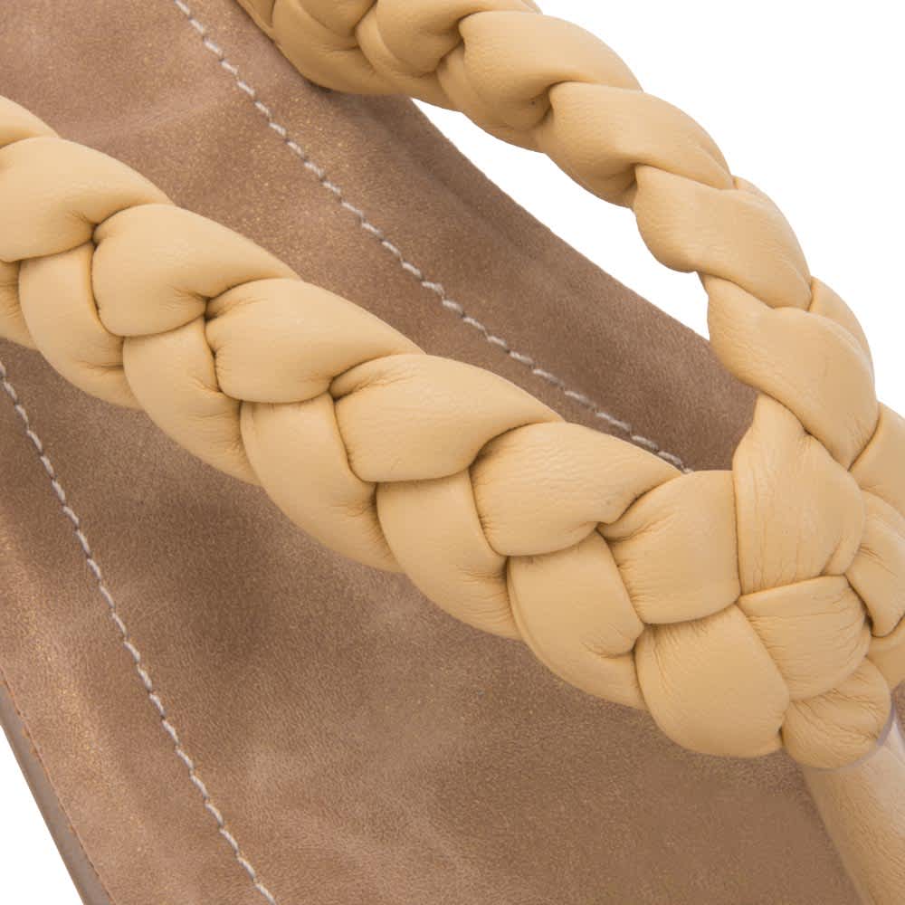 Sandalia Plana Trenzada