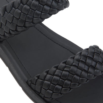 Sandalia Plana Trenzada