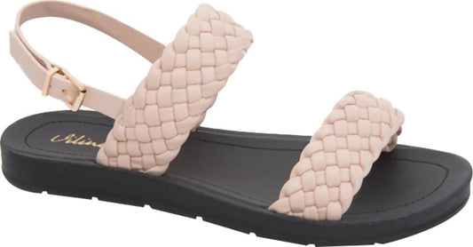 Sandalia Plana Trenzada