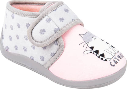 Pantufla Bota Peluche Estampado