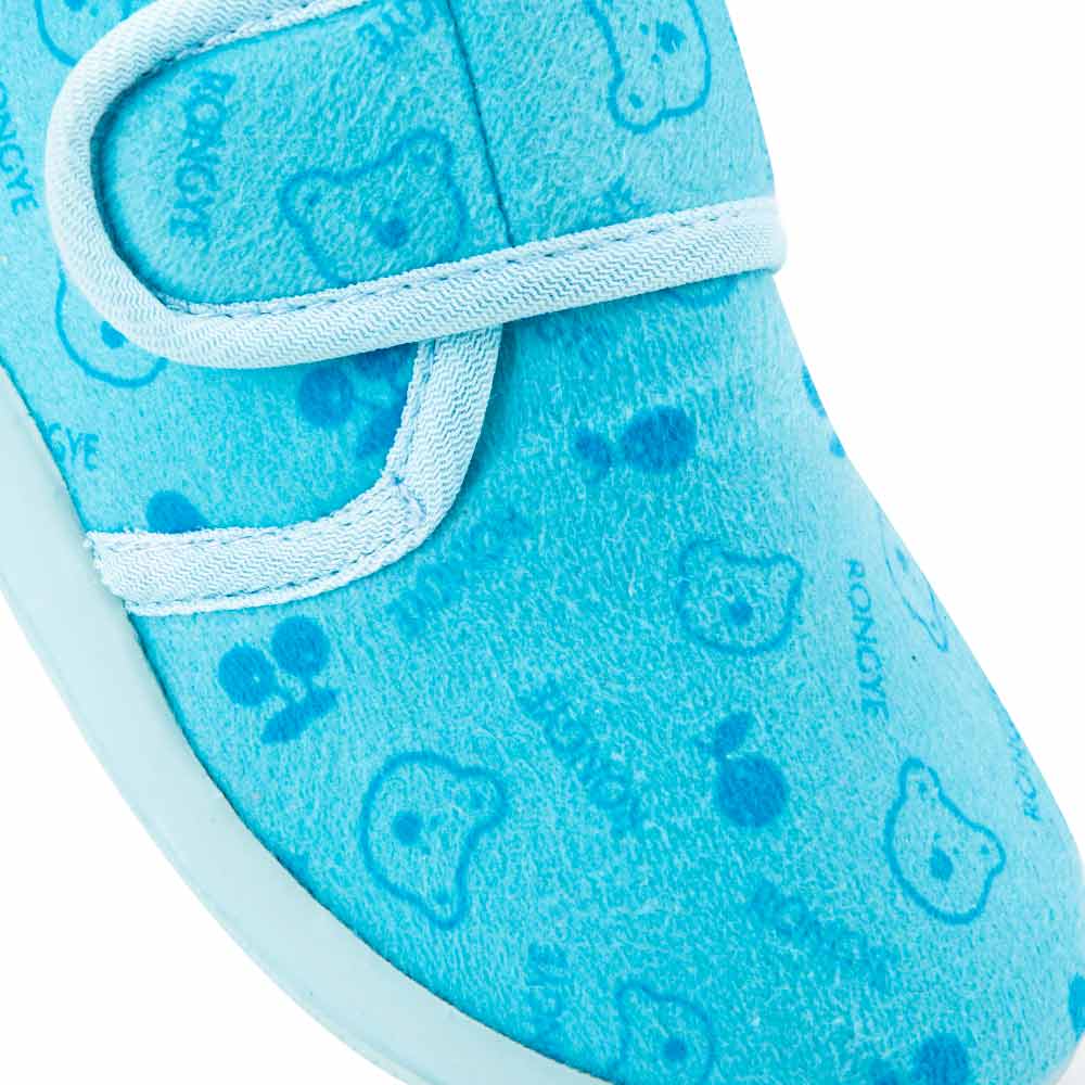 Pantufla Bota Peluche Bordado