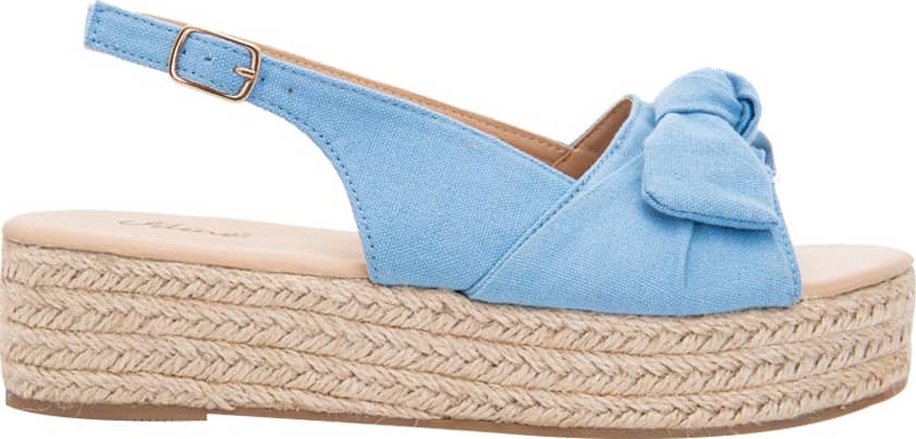 Sandalia Plana Yute Moño