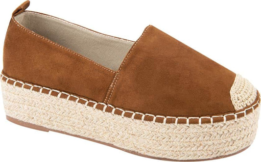 Mocasin Plataforma Con Yute