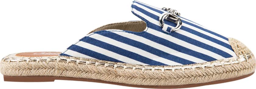 Sueco Yute Estampado Con Herraje