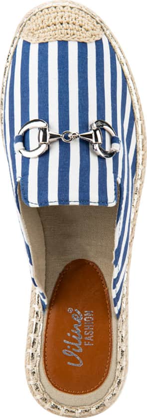 Sueco Yute Estampado Con Herraje