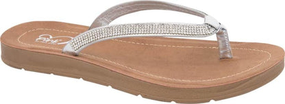 Sandalia Plana Brillos