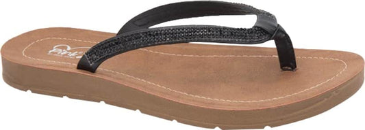 Sandalia Plana Brillos