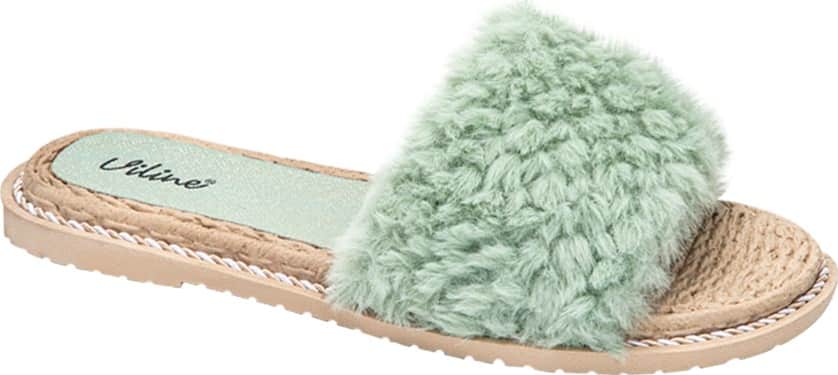 Sandalia Plana Peluche