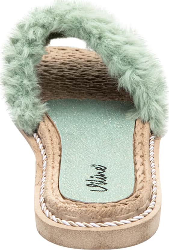 Sandalia Plana Peluche