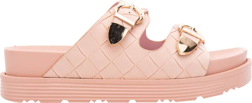 Sandalia Casual Monocolor Hebillas