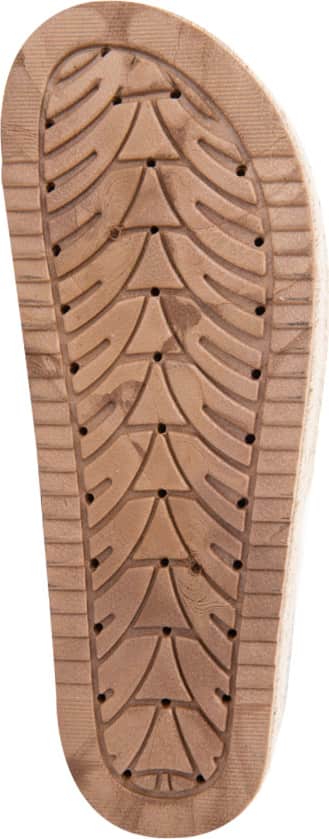 Sandalia Plana Altura Media Con Yute