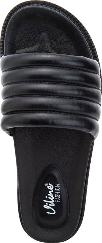 Sandalia Casual Monocolor Acolchada