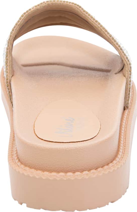 Sandalia Casual Monocolor Brillos