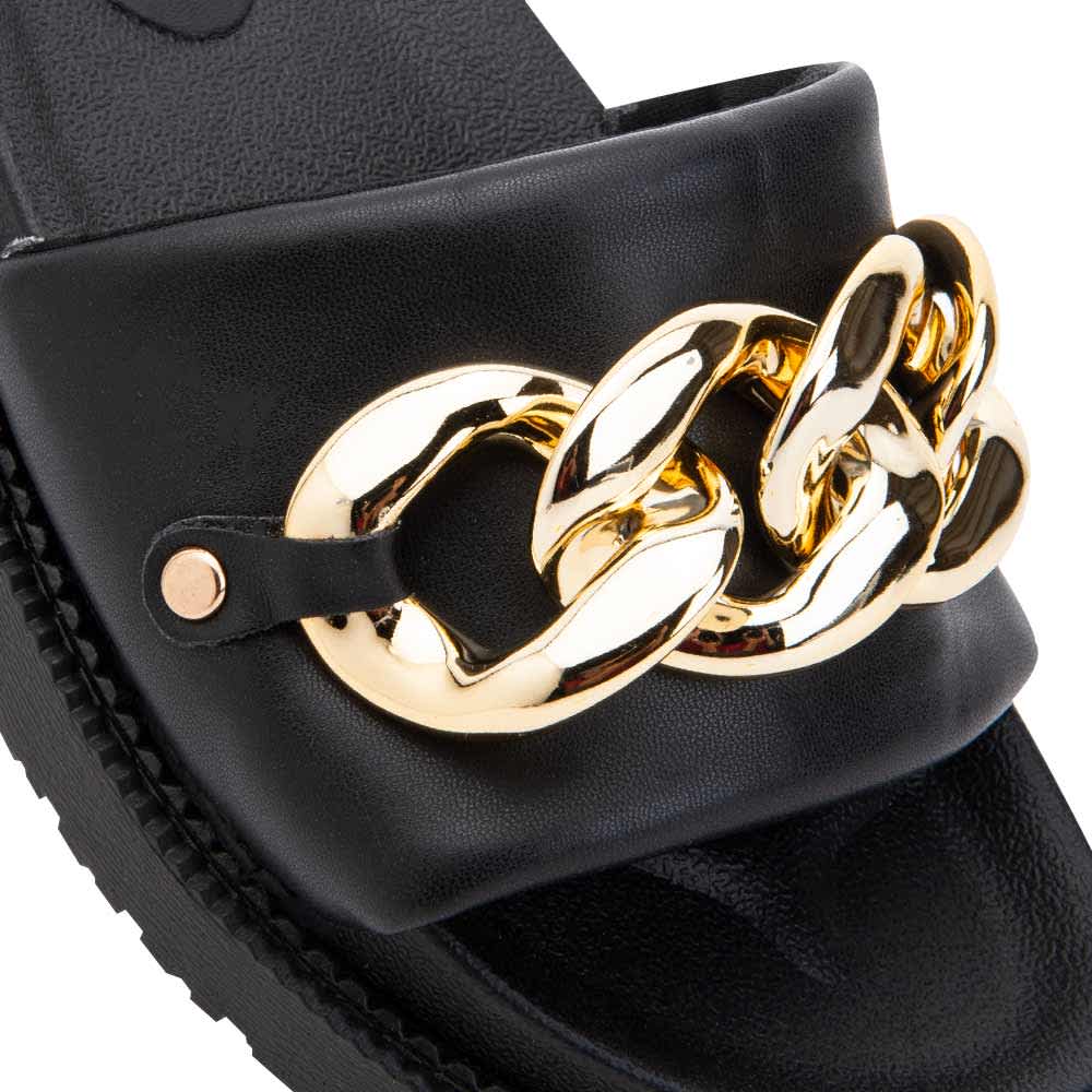 Sandalia Casual Monocolor Cadena