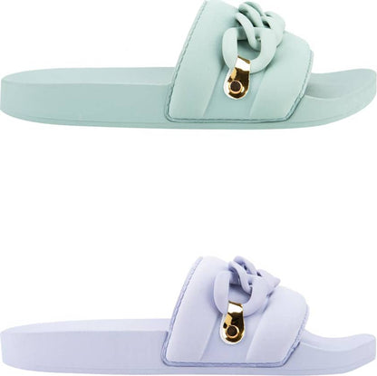 Kit Sandalia Baño Monocolor Cadena