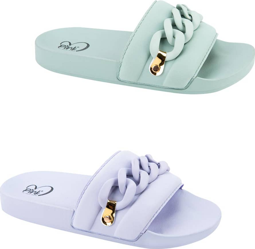 Kit Sandalia Baño Monocolor Cadena