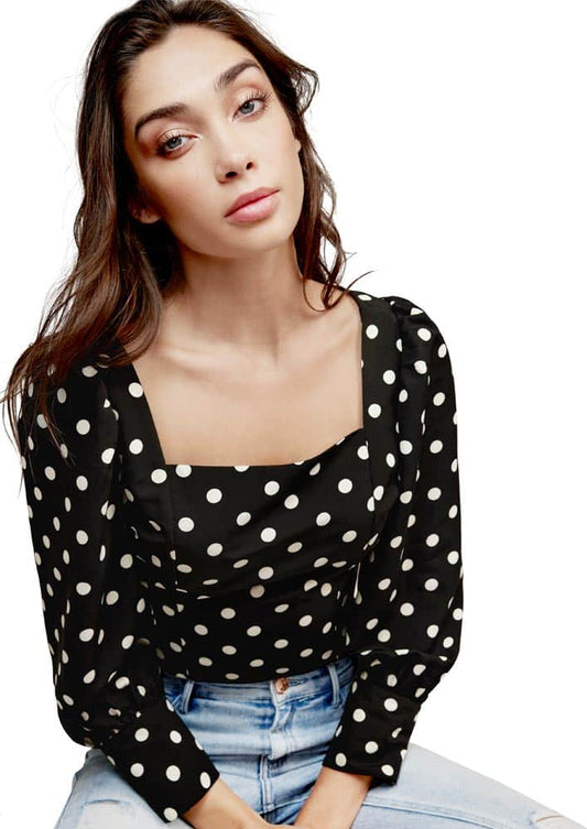 Blusa Crop Top Estampada