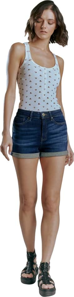 SHORT C/DESTROYER DENIM STRETCH