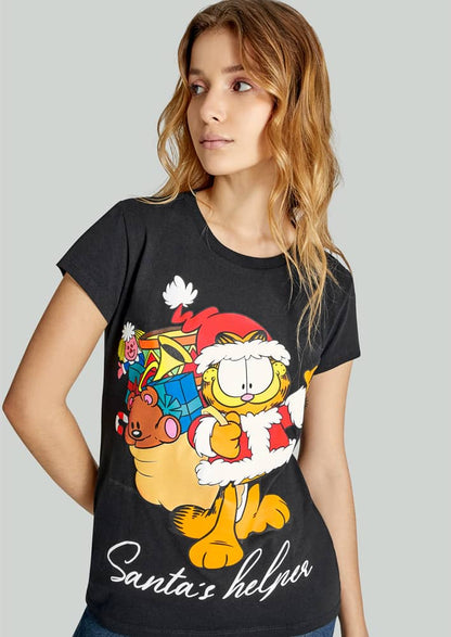 Ropa Casual Playera Garfield Fw04