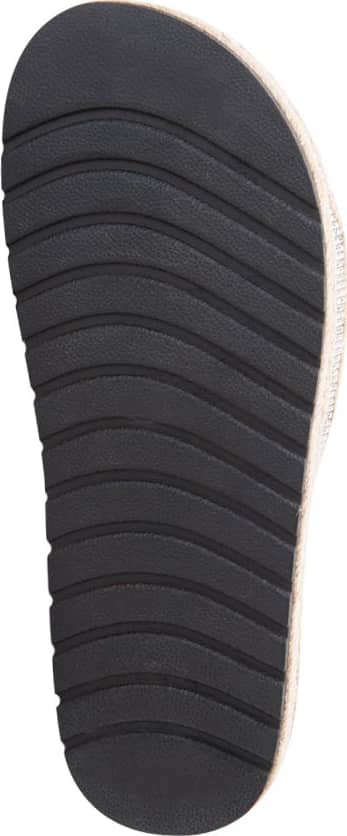 Sandalia Plana Altura Media Con Yute