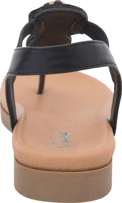 Sandalia Plana Acojinada Piedras