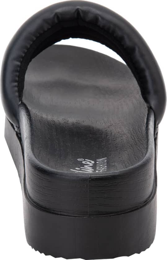 Sandalia Plana Altura Media Monocolor