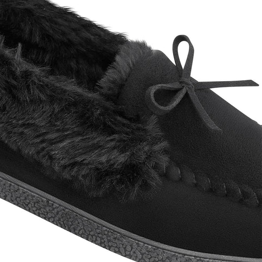 Pantufla Cerrado Moño Peluche