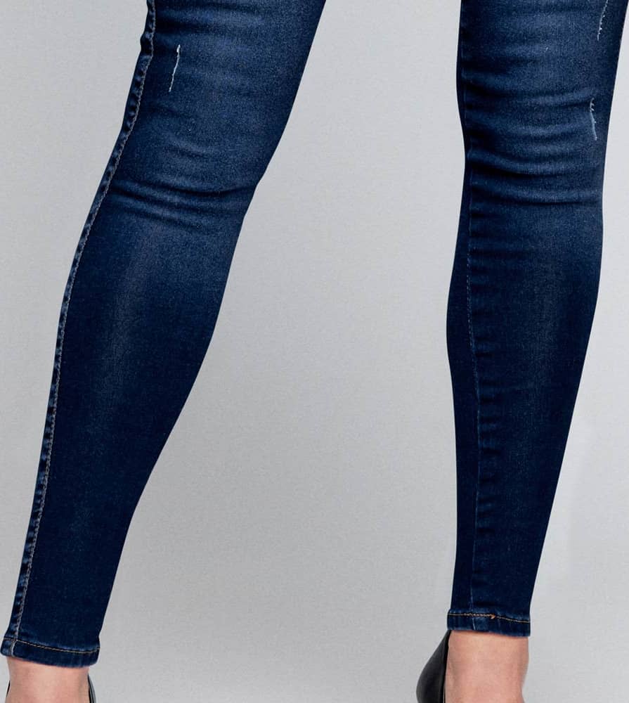 Jeans Super Skinny Cintura Alta