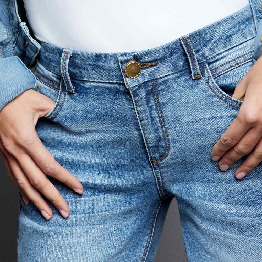 Jeans Super Skinny Cintura Regular