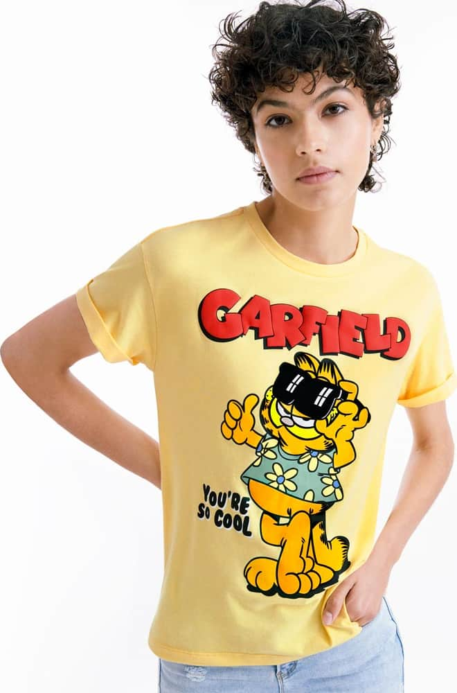 Ropa Casual Playera Garfield Cv03