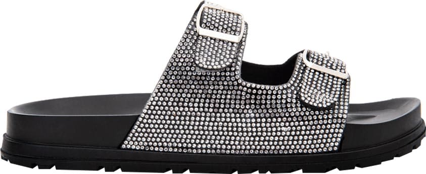 Sandalia Casual Brillos Hebillas