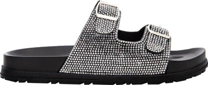 Sandalia Casual Brillos Hebillas