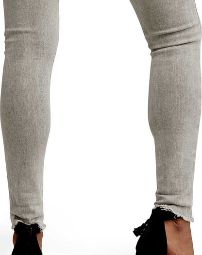 Jeans Super Skinny Cintura Alta