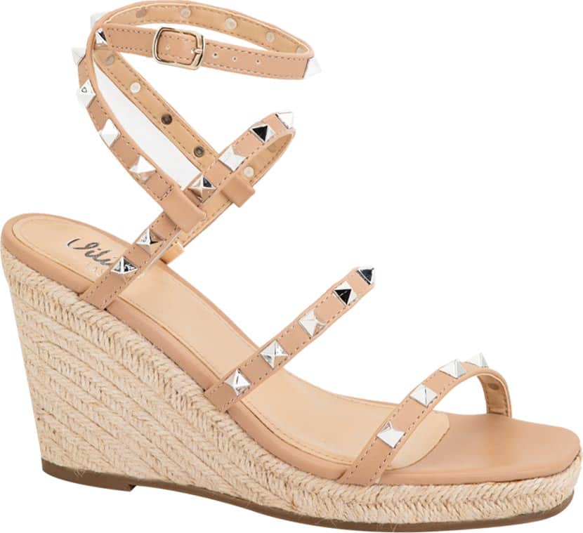 Sandalia Cuña Yute Tiras